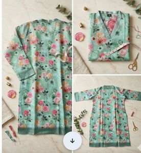Brand New Floral Print Kurta