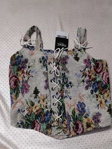 Floral Corset Top