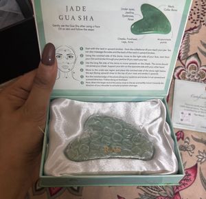 Genuine Jade Gua Sha Facial Scraper Tool