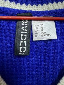 Royal Blue V-Neck Sweater Vest