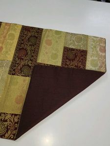Brocade silk ethnic table runner 16*60 inches