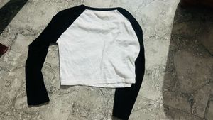 Cute Fingerprint Graphic Long Sleeve Top
