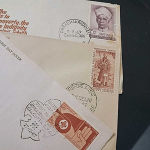 set of 3 Rare 1960-70s First Day Covers