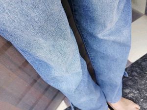 Stylish Blue Denim Jeans for Women straight jean