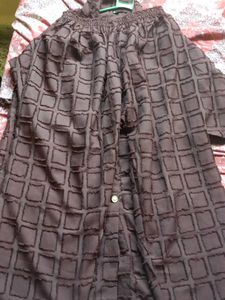 Elegant Brown Embroidered Kurta