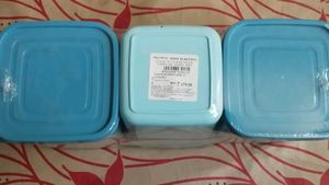 Set of 3 Stackable Kitchen Containers