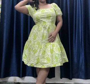 Off-Shoulder Floral Print Dress