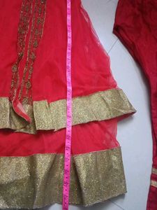 Gorgeous Red &amp; Gold Ethnic Kurta Set