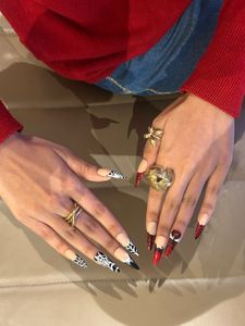 Spiderweb Design Press-On Nails