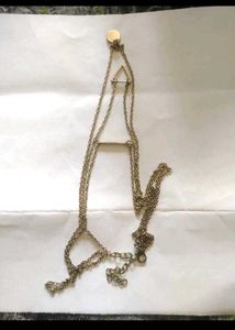 Layered Triangle Bar Necklace