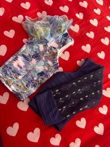 Designer Kurta with Leggings Set