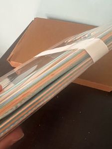 Striped Picture Frame Set
