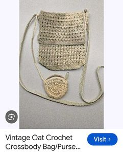Handmade Crochet Sling Bag