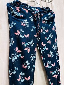 Navy Blue Full Length Palazzo Pant