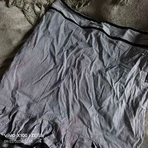 I. Striped Mini Skirt