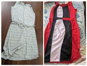 Dress Bundle: Casual Gray & Bold Colorblock