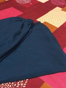 Embellished Navy Blue plazzo with long nayara cut