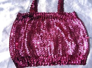 Brand New (Veramont) Pink Sequin Blouse/ Crop Top