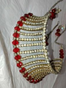 Red &amp; Silver Jewelry Set