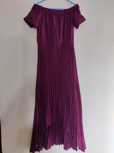Pleats A-Line Dress