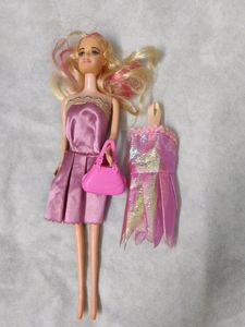 Barbie Doll With Accessories 💗👑✨