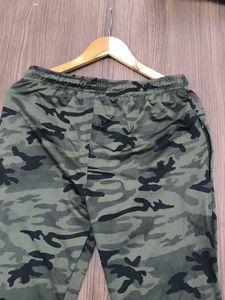 Camouflage Print Jogger Pants