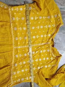 Yellow Kurta Set with Dupatta