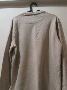 Cream Long Sleeve Thermal Top