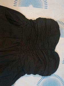 midi tube black dress