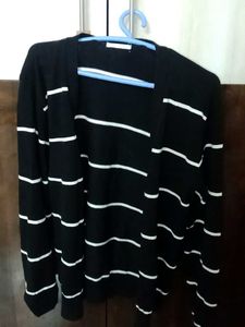 Striped Knit Cardigan