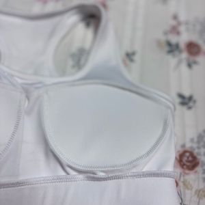 HRX White Sports Bra