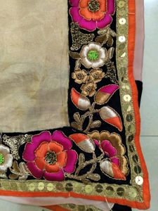 Embroidery Saree With Blouse
