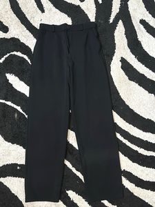 Classic Black Wide-Leg Trousers