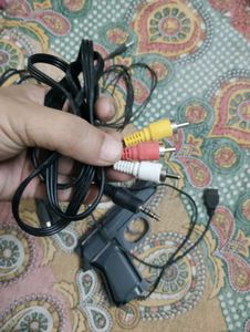 Video Game Gun &amp; AV Cables