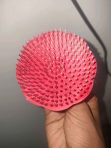 Pink Scalp Massager Brush