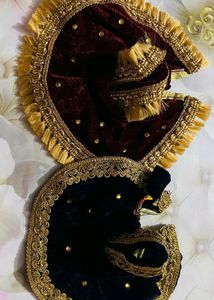 Laddu Gopal Fancy Dress Fabric Velvet Colour Blue