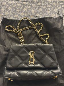 Steve Madden Quilted Black Crossbody Bag