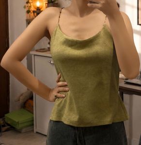 Sparkly Green Cami Top