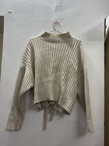 Cozy Ribbed Mock Neck Sweater