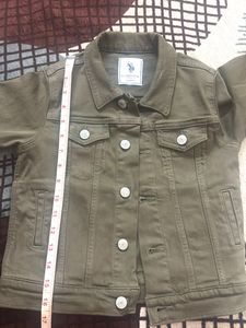 U.S. Polo Assn. Kids Olive Green Denim Jacket