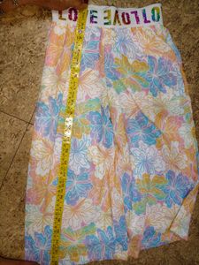Cute Floral Crop Top with pant  "LOVE" Band