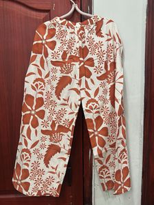 Boho Floral Print Kurta set