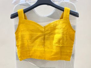 Embroidered Yellow Jacket blouse and sharara