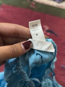 Chic Baby Blue Sundress with Tie Straps