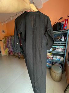 Elegant Charcoal Grey Kurta