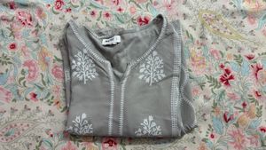 Elegant Grey Kurta