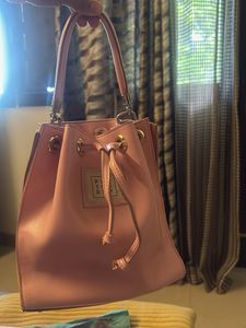 Chic Pink Bucket Bag