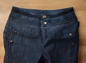 Dark Blue Y2k vintage bell bottom Denim jeans