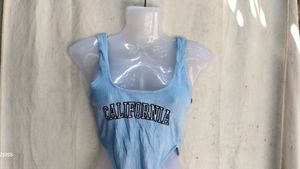 Light Blue California Bodysuit