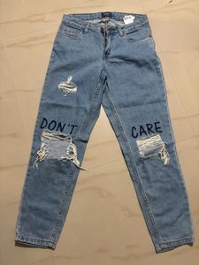 Ripped Denim Jeans